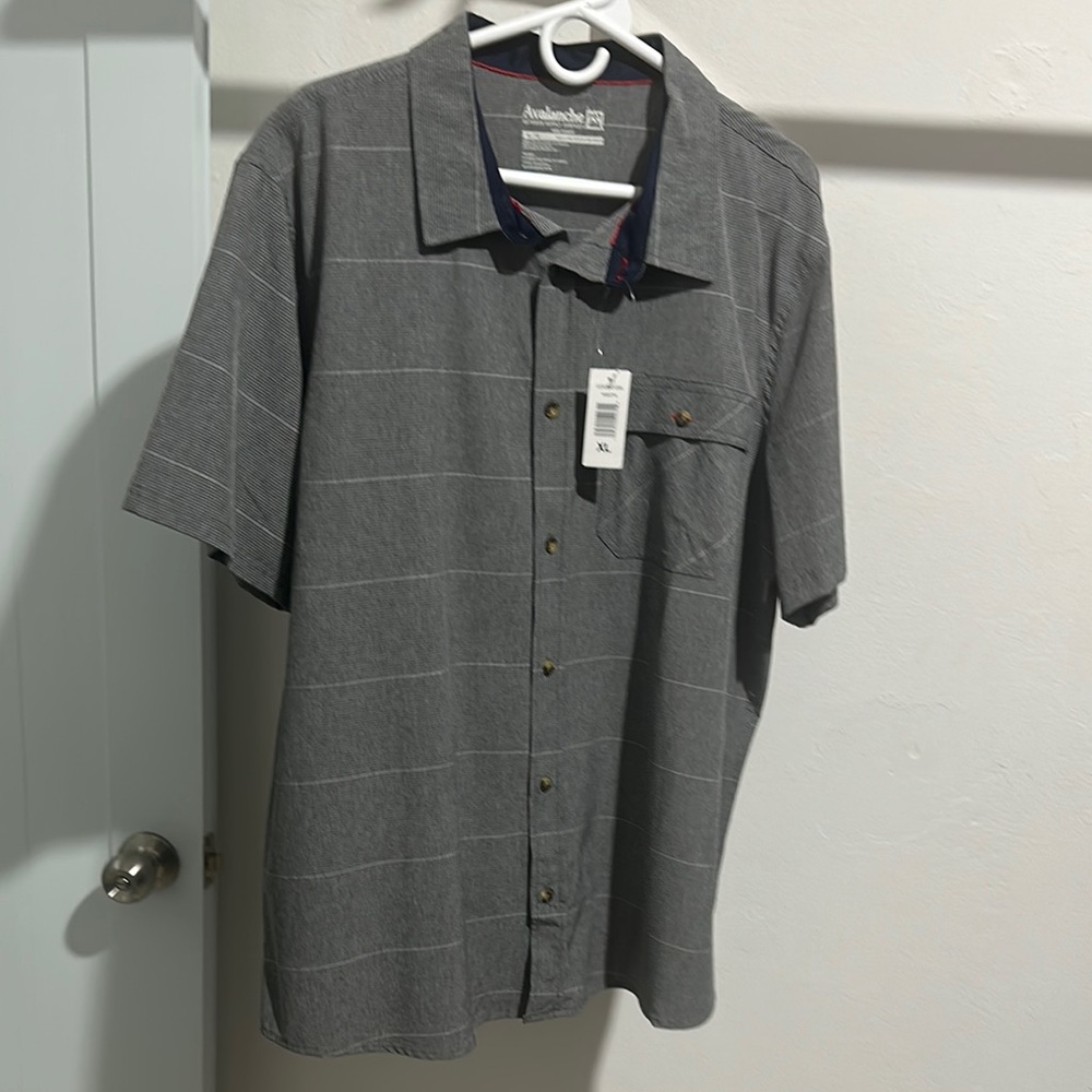 Arrow Men's Gray Short Sleeve Shirt
